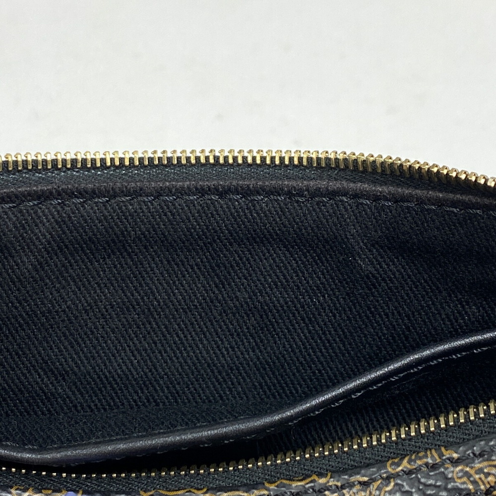 Celine Macadam Pattern Canvas Accessory Pouch Bro… - image 6